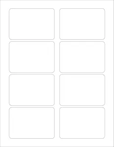 Square Blank Template 2×4