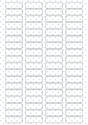 Square Template 4×18-blue starts